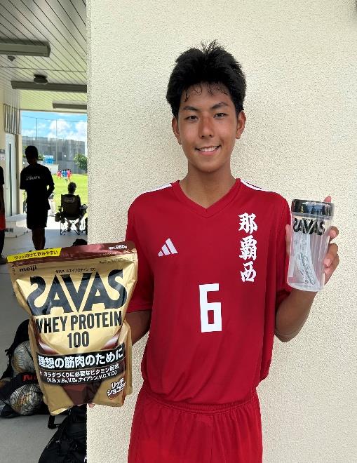 大会MVP（興南高校：久場弘惺）